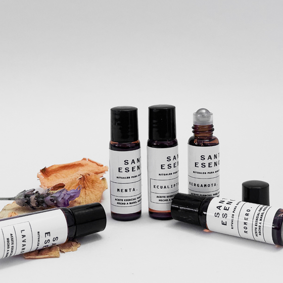 Kit de Aceites Esenciales para Aromaterapia Roll-On 5 ml